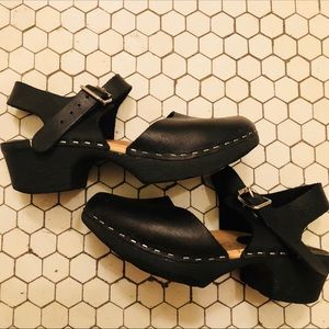 Lotta from Stockholm - Black Soft Sole Clogs